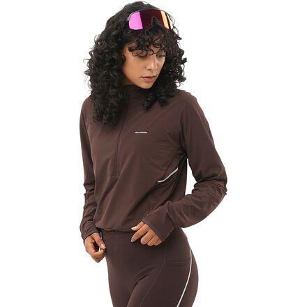 Sense Aero Hybrid Crop Pullover by SALOMON