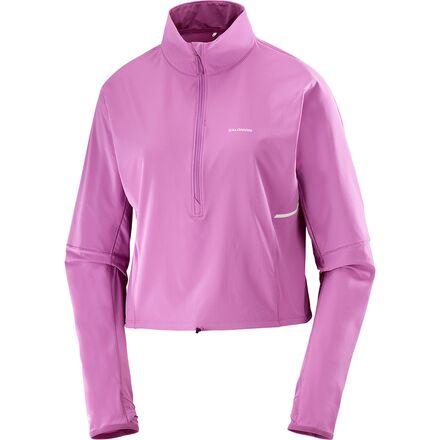 Sense Aero Hybrid Crop Pullover by SALOMON