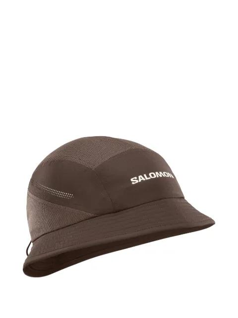 Shakeout mesh-panelled perforated bucket hat by SALOMON