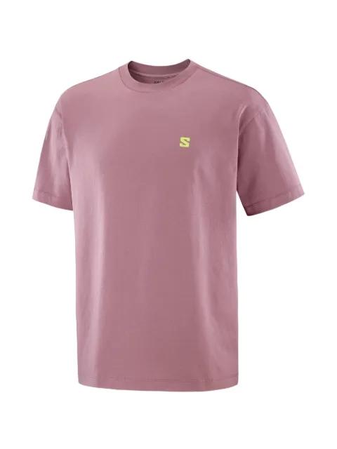 logo-print T-shirt by SALOMON
