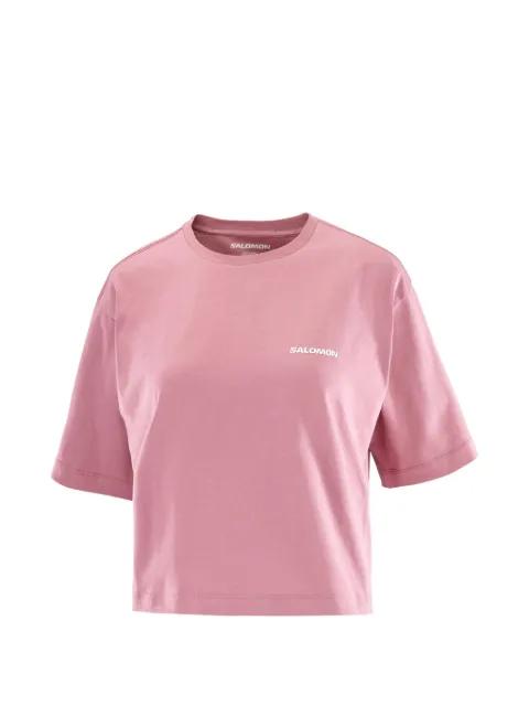 logo-print T-shirt by SALOMON