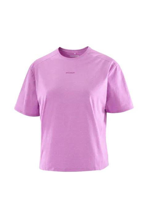 logo-print T-shirt by SALOMON