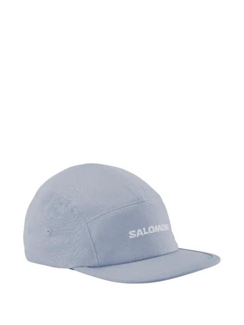 logo-print five-panel baseball cap by SALOMON