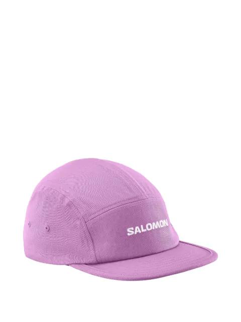 logo-print five-panel cap by SALOMON