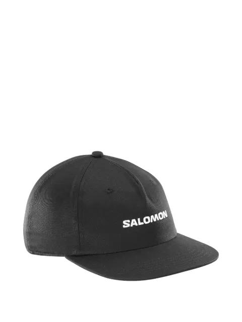 logo-print flat-peak baseball cap by SALOMON