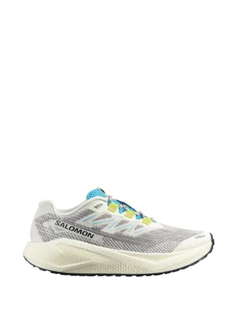striped sneakers by SALOMON
