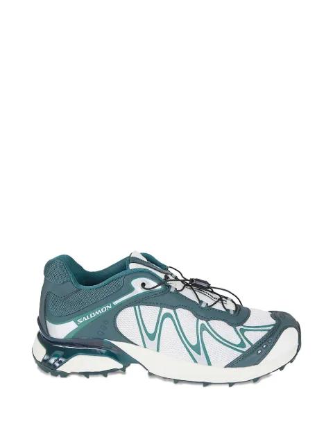 vanilla green panelled sneakers by SALOMON
