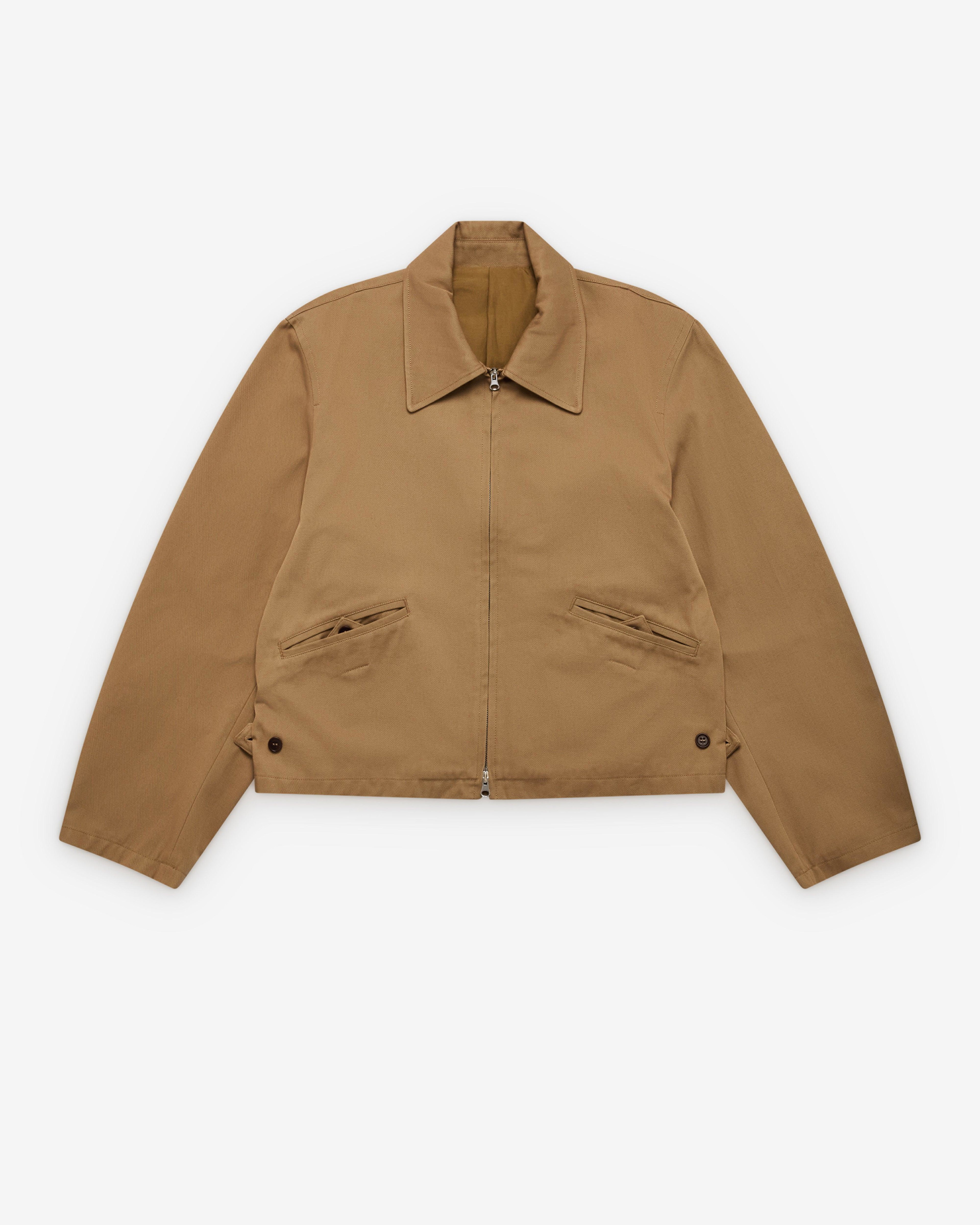 Salon C. Lundman - Men's Sculptoral Blouson - (Camel) by SALON C. LUNDMAN