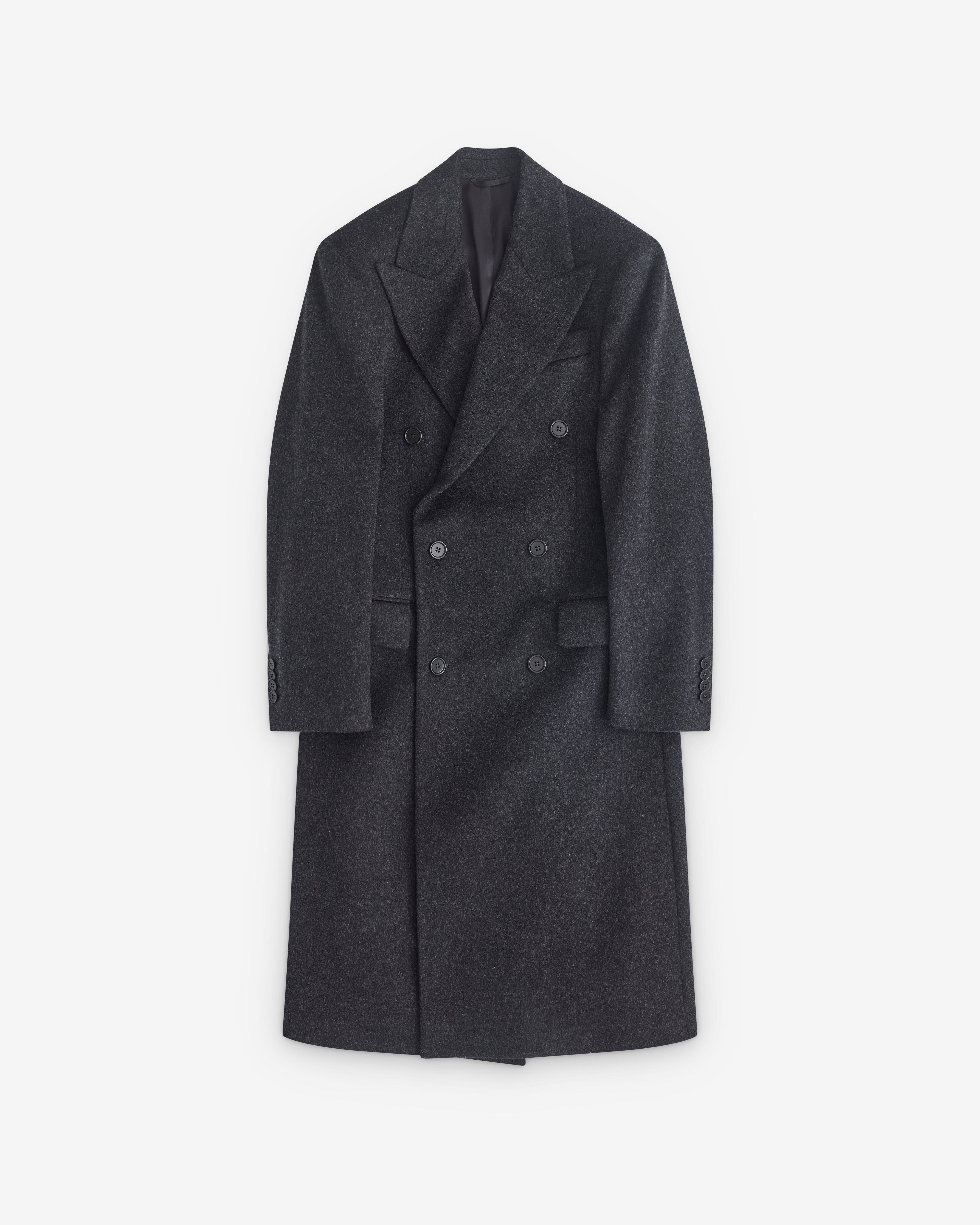 Salon C. Lundman - Men's Tailored Coat - (Dark Grey) by SALON C. LUNDMAN