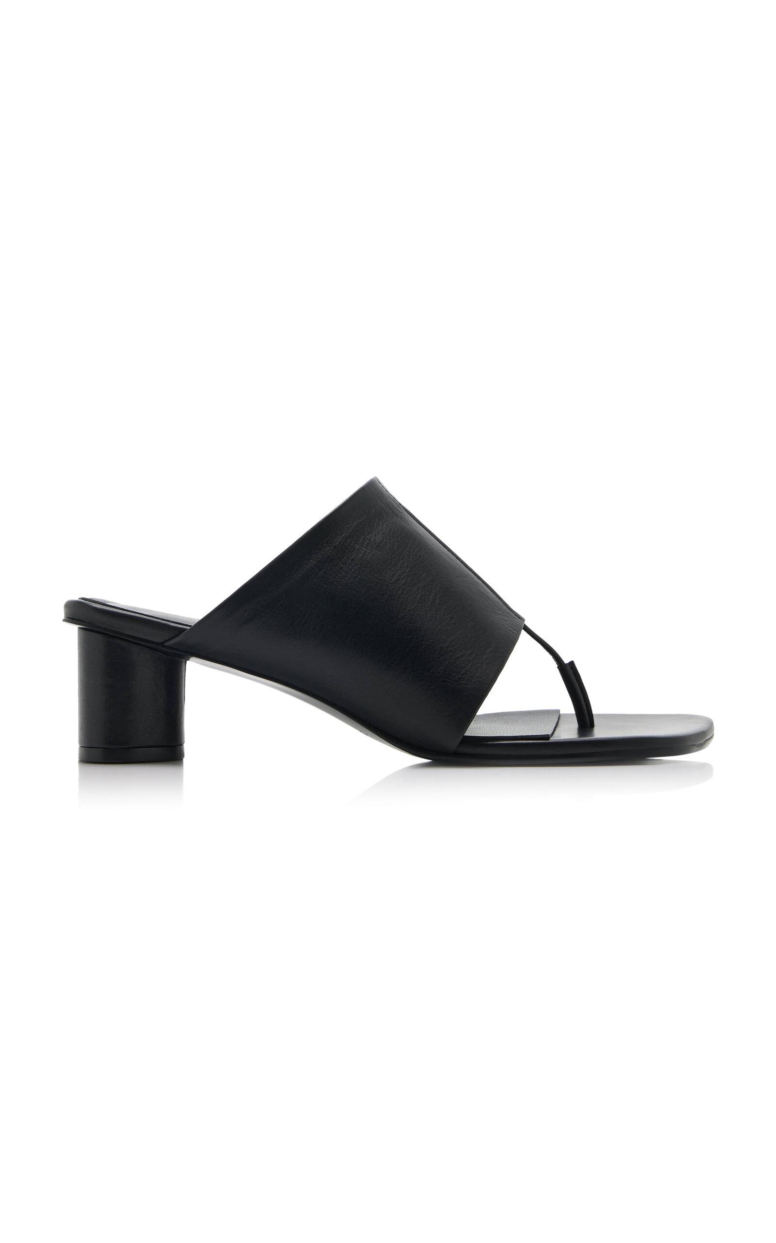 SALONDEJU Le Strap Leather Sandals - Moda Operandi by SALONDEJU