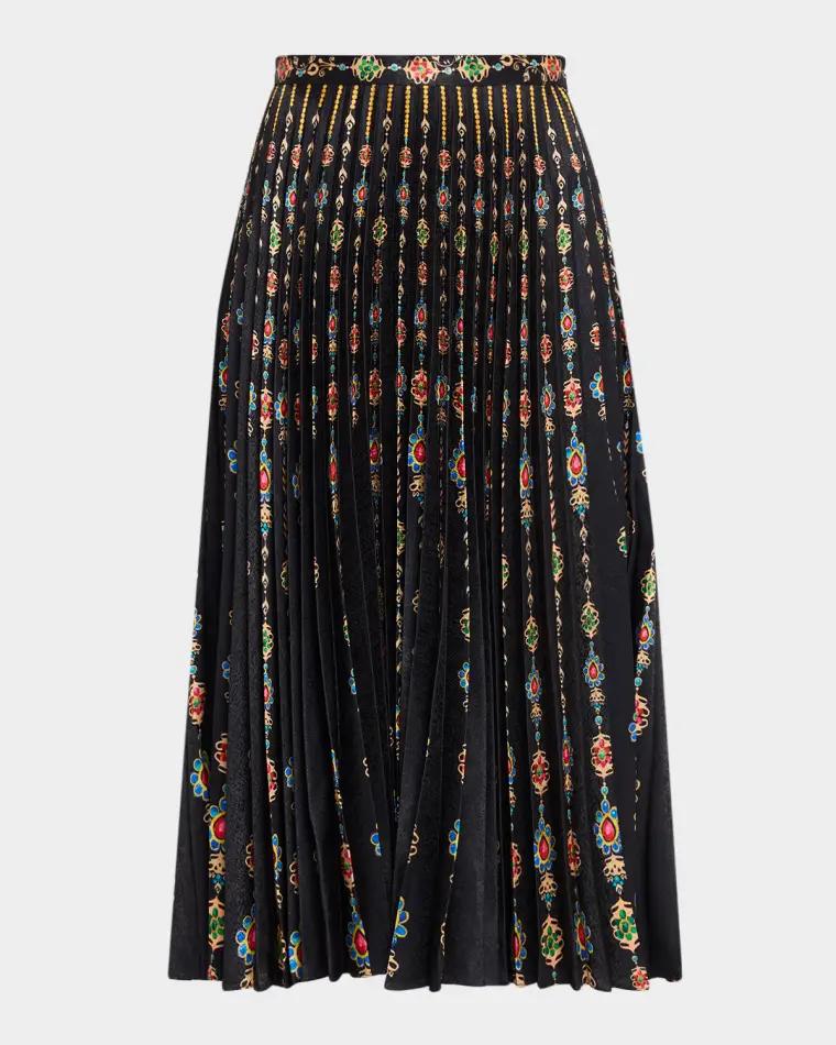 Kim Mosaic Stripe Skirt by SALONI
