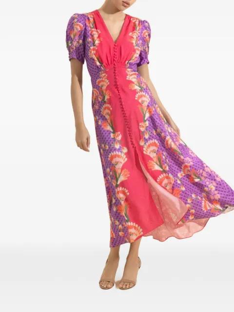Lea floral-print maxi dress by SALONI