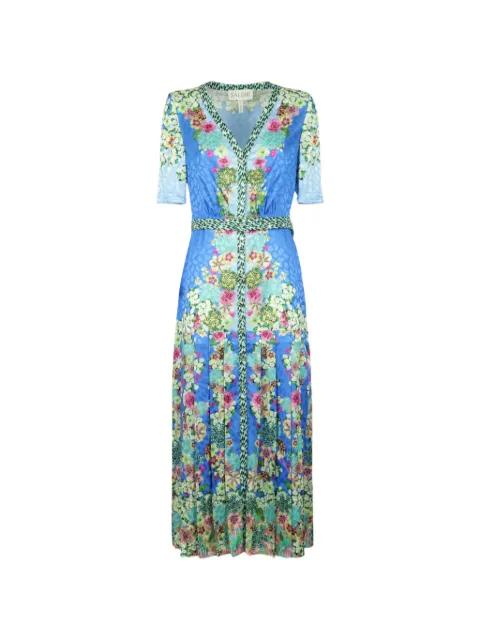 Lea floral-print maxi dress by SALONI