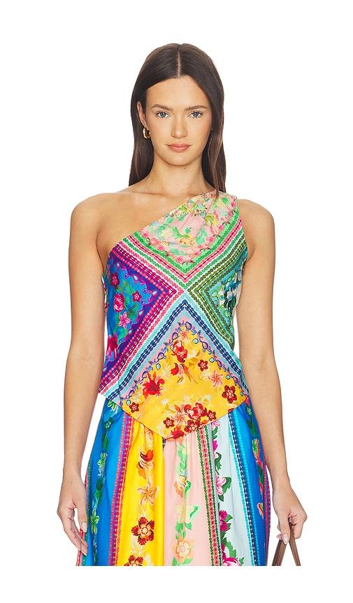 SALONI Madeline Top in Blue by SALONI