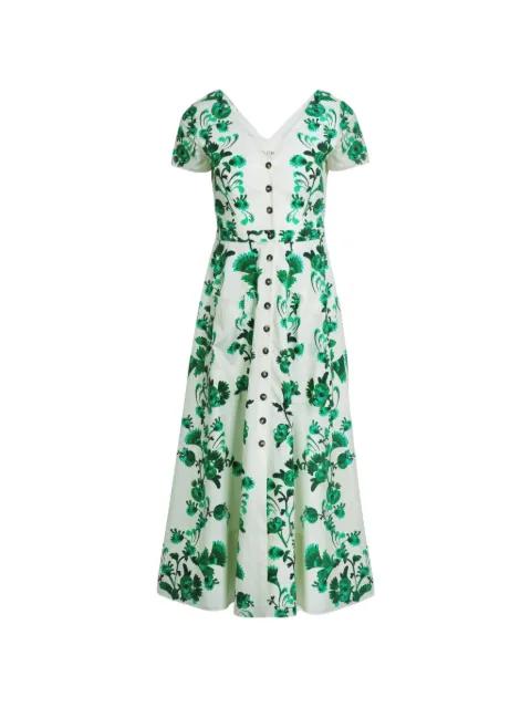 Zoey floral-print midi dress by SALONI
