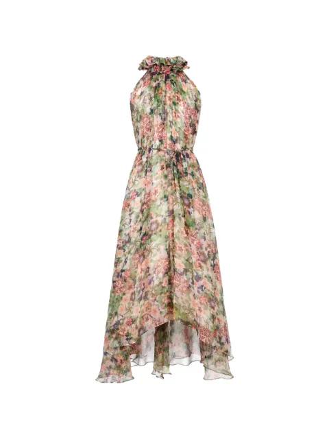 floral midi dress by SALONI