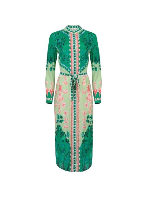 floral-print midi dress by SALONI