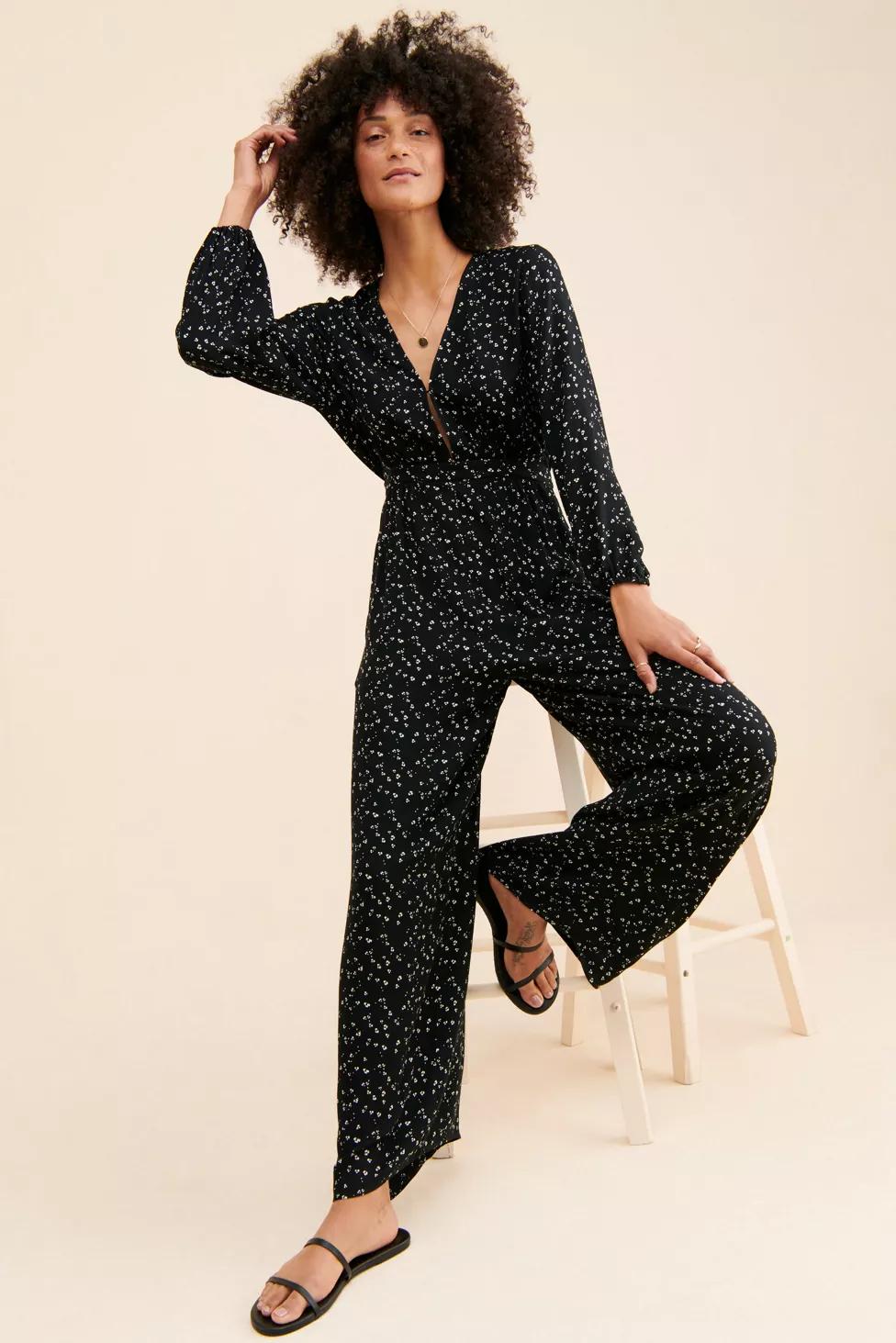 Saltwater Luxe Ditsy Floral Jumpsuit by SALTWATER LUXE Saltwater Luxe Ditsy Floral Jumpsuit by SALTWATER LUXE