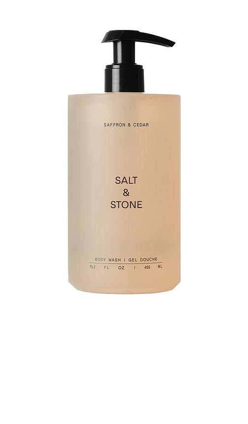 SALT & STONE Saffron & Cedar Body Wash in Beauty by SALT&STONE
