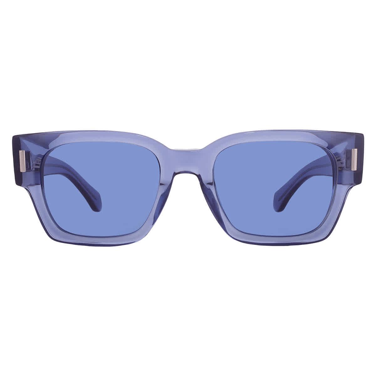 Ferragamo Blue Square Men's Sunglasses SF2010S 432 52 by SALVATORE FERRAGAMO