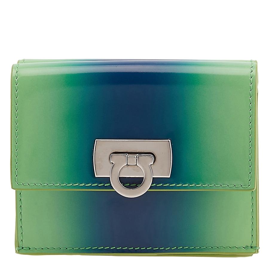 Ferragamo Gancini Clasp Wanda Compact Wallet by SALVATORE FERRAGAMO
