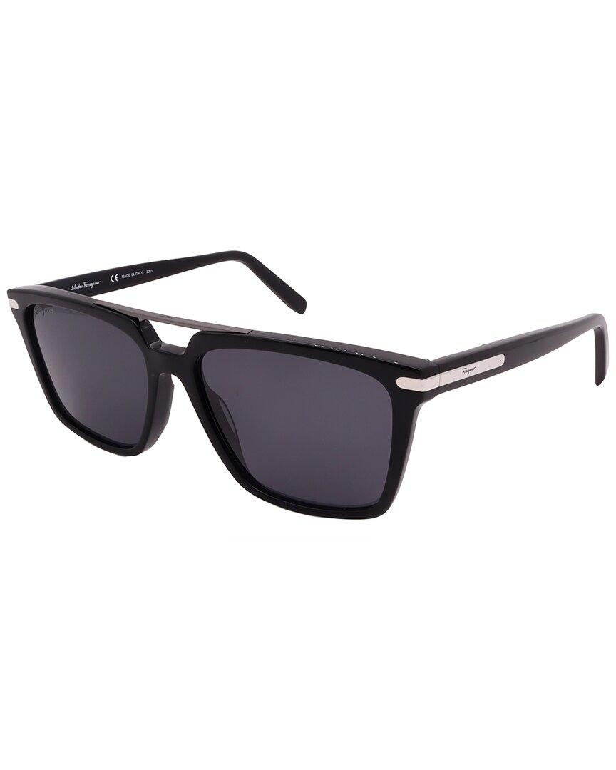 Ferragamo Men's Classic Logo 57mm Sunglasses by SALVATORE FERRAGAMO