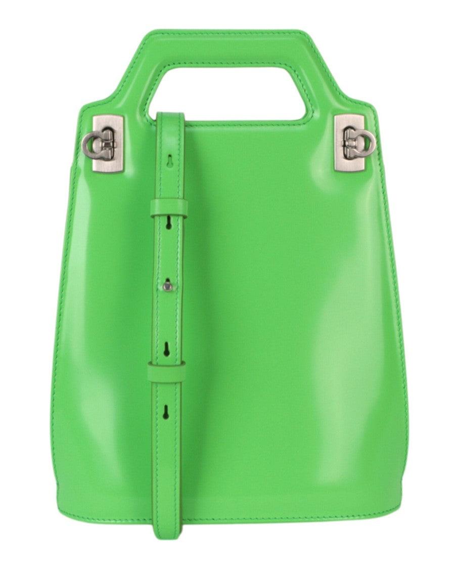 Micro Wanda Patent Leather Shoulder Bag by SALVATORE FERRAGAMO