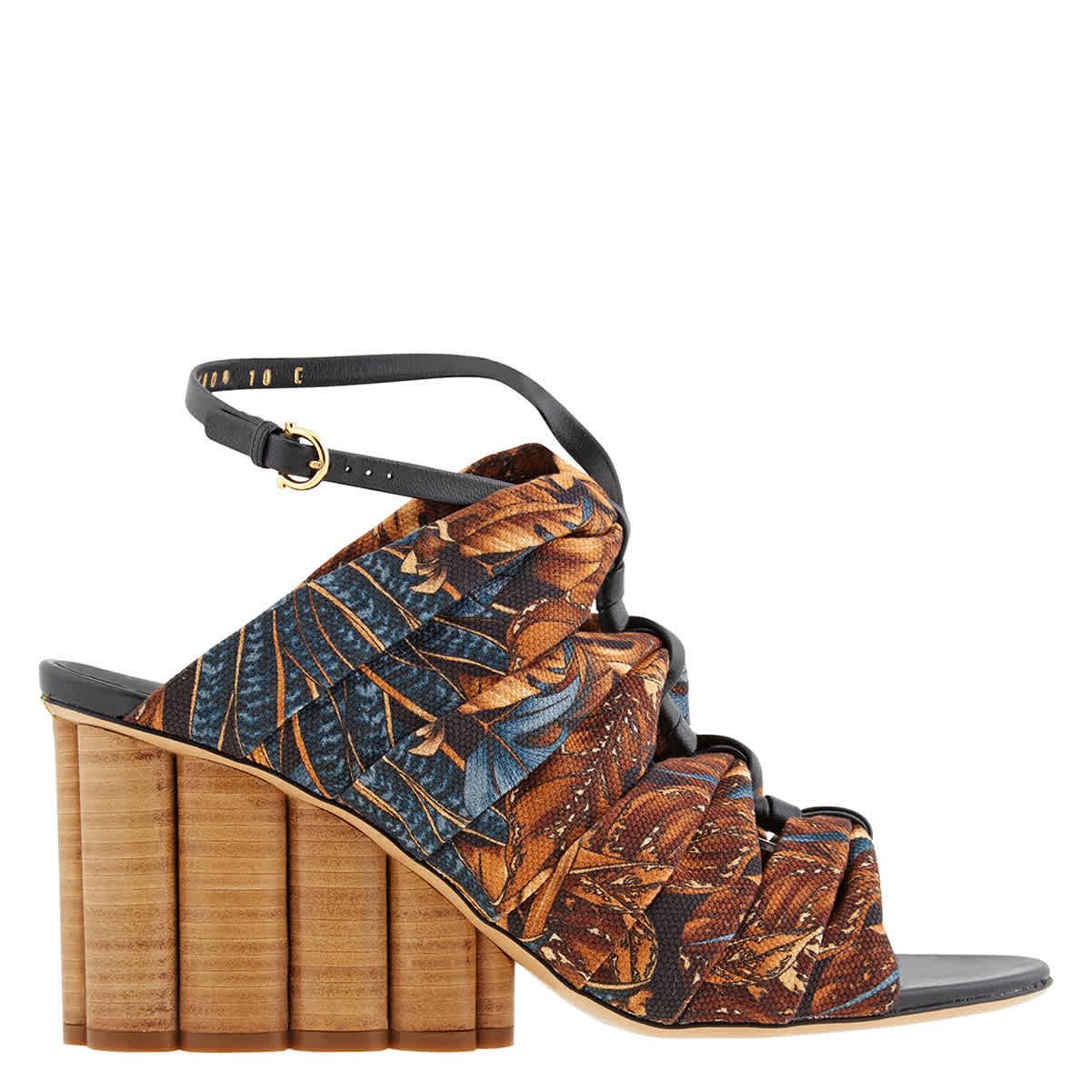 Salvatore Ferragamo Ladies Detailed Runway Sandal by SALVATORE FERRAGAMO