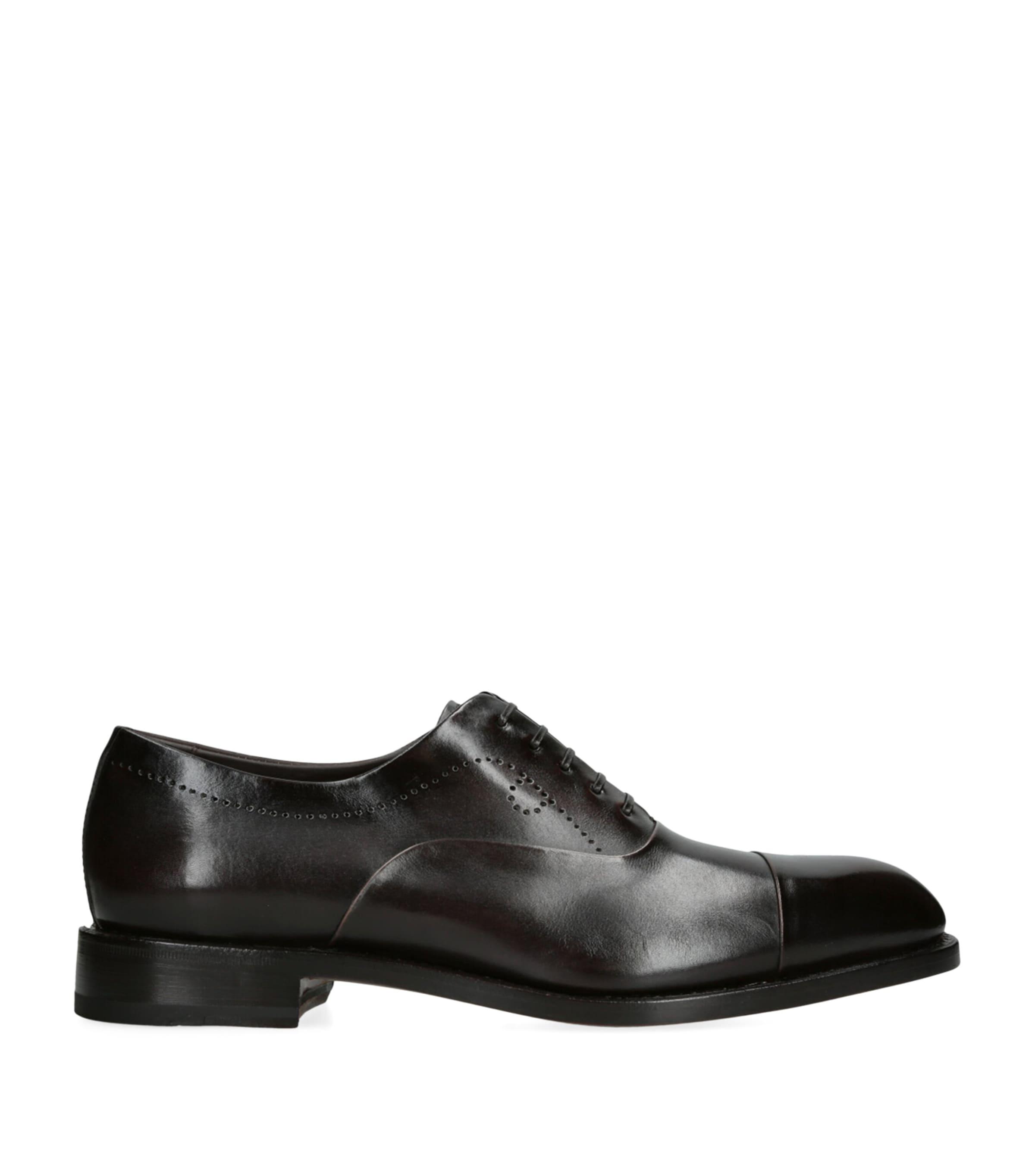 Salvatore Ferragamo Leather Albert Derby Shoes by SALVATORE FERRAGAMO