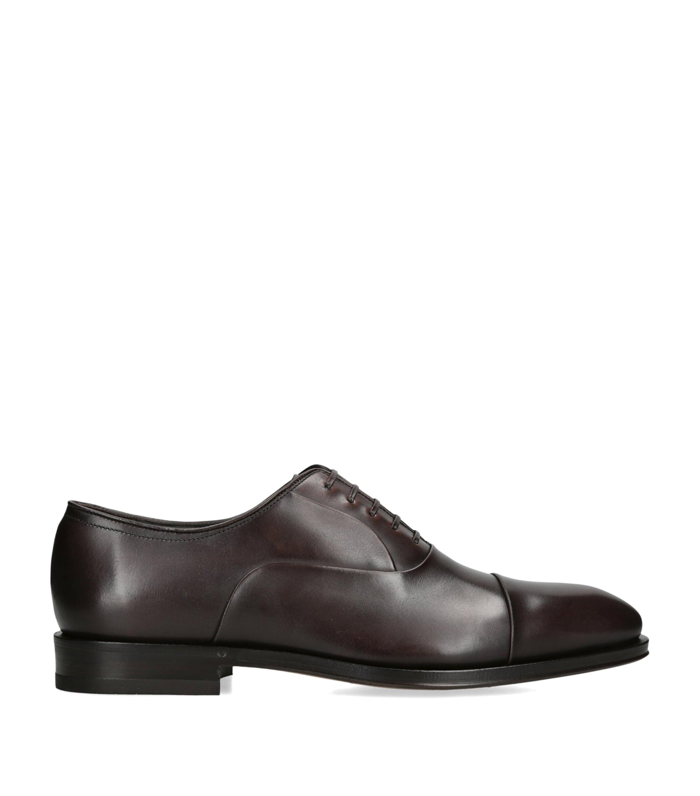 Salvatore Ferragamo Leather Toronto Derby Shoes by SALVATORE FERRAGAMO