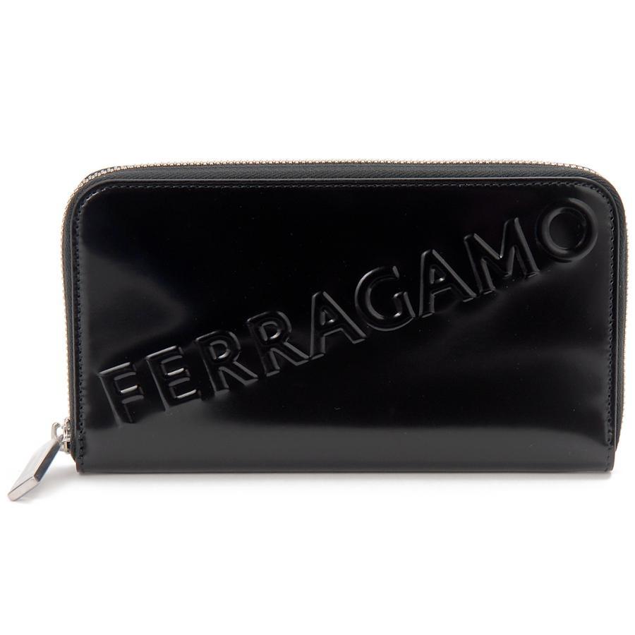 Salvatore Ferragamo Mens Embossed Long Leather Wallet by SALVATORE FERRAGAMO