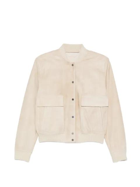 flap-pocket buttoned bomber jacket by SALVATORE SANTORO
