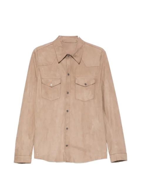 flap-pocket shirt by SALVATORE SANTORO