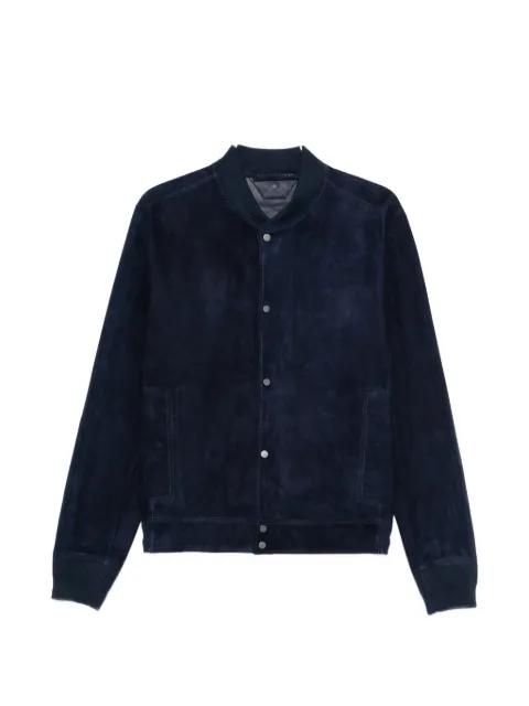 suede bomber jacket by SALVATORE SANTORO