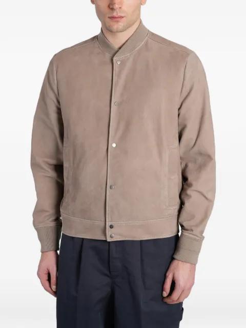 suede bomber jacket by SALVATORE SANTORO