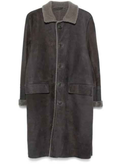 suede coat by SALVATORE SANTORO