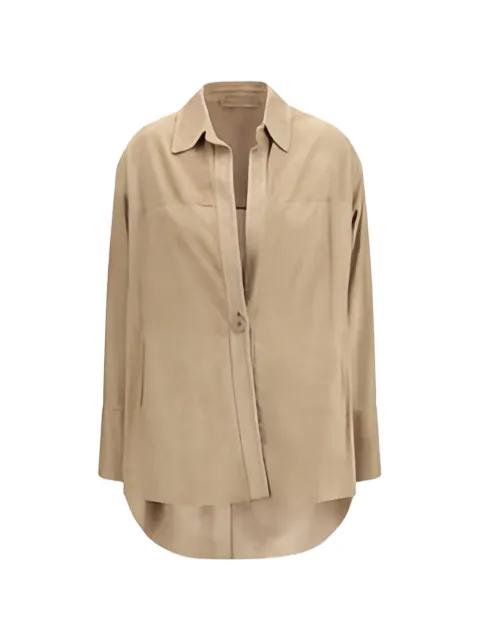 suede jacket by SALVATORE SANTORO