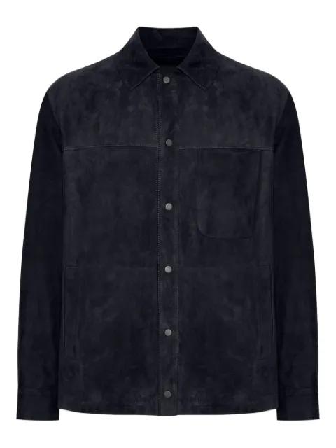 suede shirt jacket by SALVATORE SANTORO