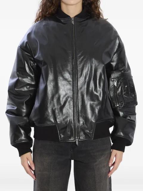 zip-front bomber jacket by SALVATORE SANTORO