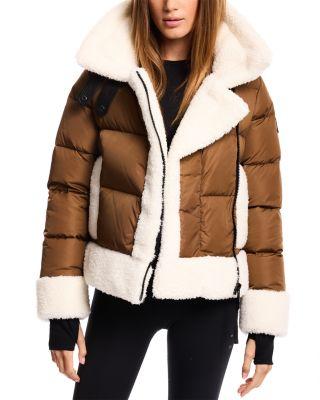 Bianca Sherpa Trim Down Jacket by SAM.