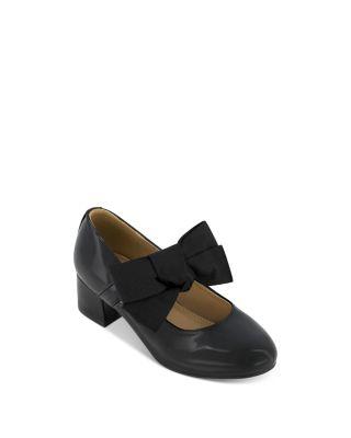 Girls' Bianca Teddy Patent Bow Sandals – Toddler by SAM EDELMAN