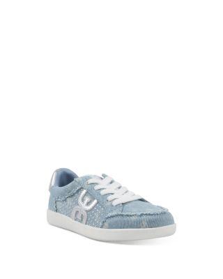Girls' Tenny Josi Frayed Denim Sneakers – Toddler by SAM EDELMAN