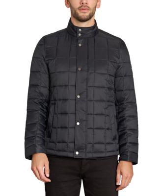 Men's Box-Quilted Full-Zip Puffer Jacket by SAM EDELMAN