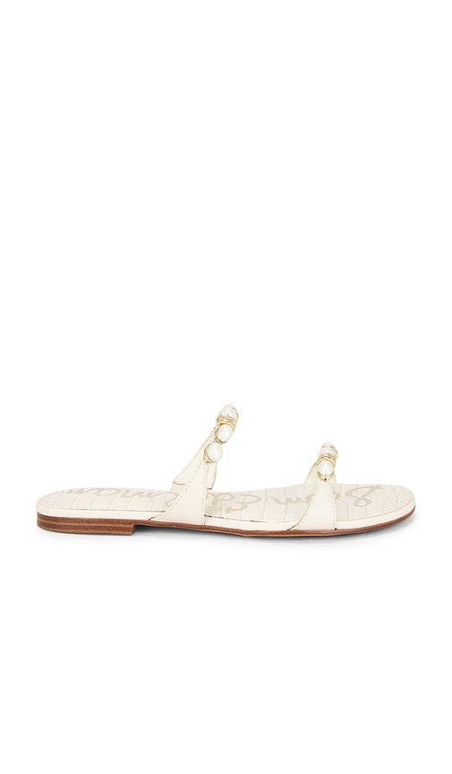 Sam Edelman Cian Sandal in Ivory by SAM EDELMAN