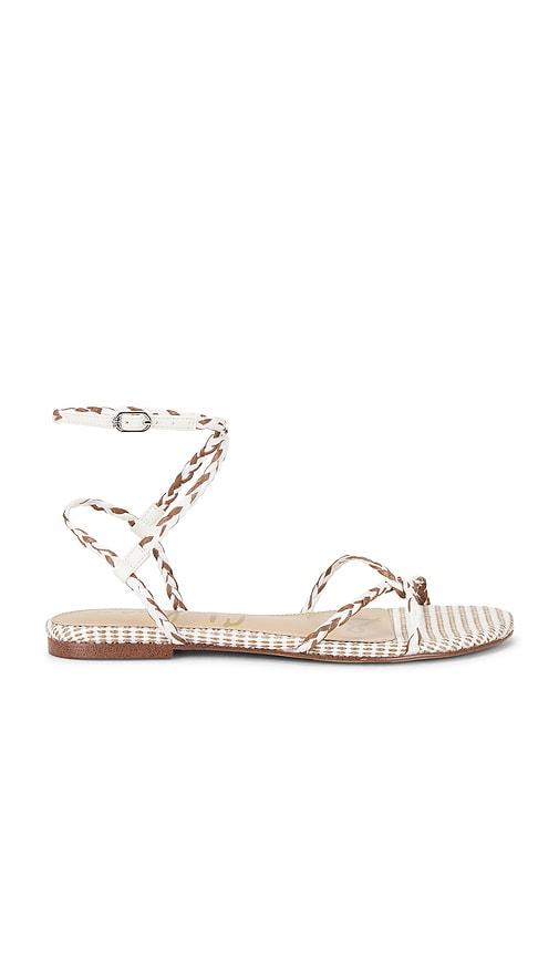 Sam Edelman Ellina Braid Sandal in Ivory,Taupe by SAM EDELMAN