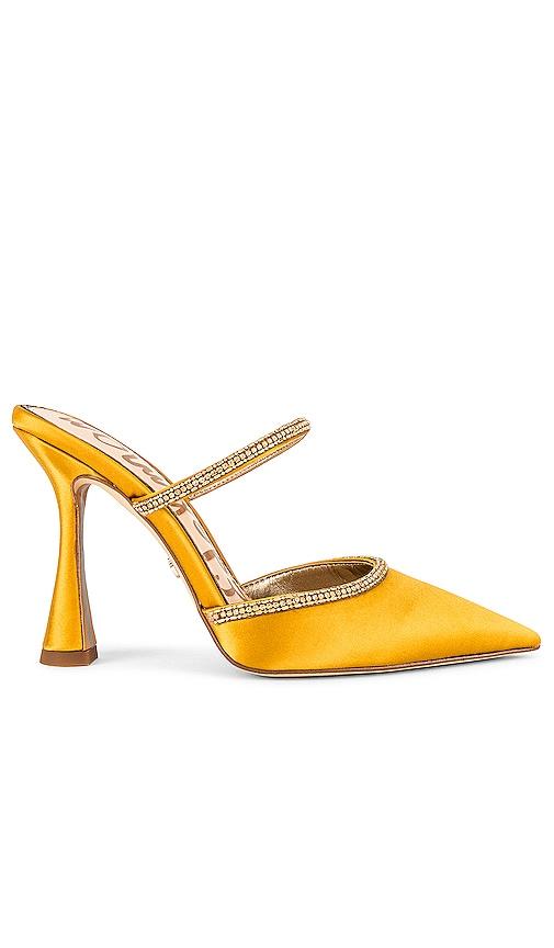 Sam Edelman Heel in Yellow by SAM EDELMAN