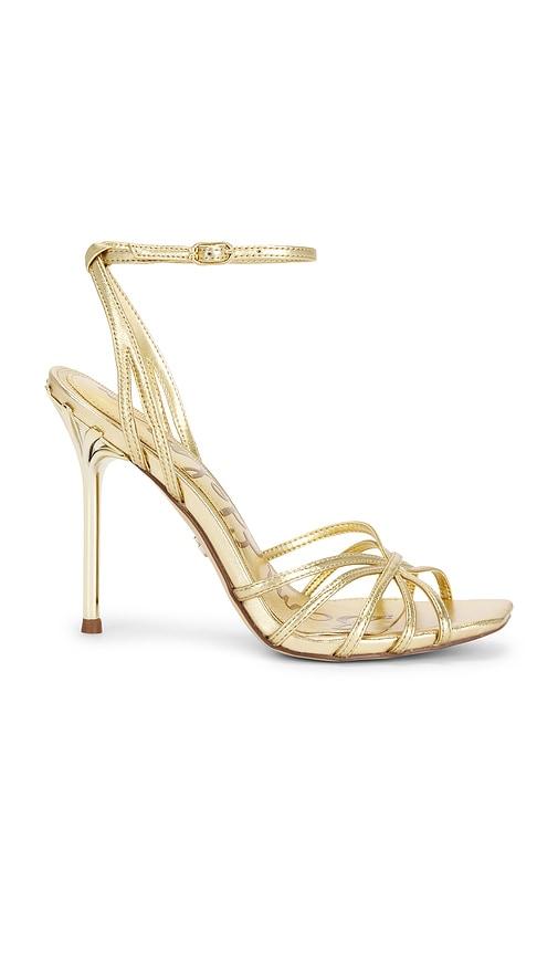 Sam Edelman Lili Sandal in Metallic Gold by SAM EDELMAN