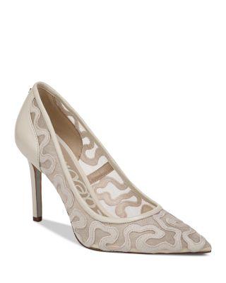 Women's Hazel Mesh 4 Pointed Pumps by SAM EDELMAN