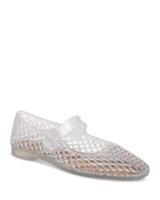 Women's Michaela Square Toe Jelly Flats by SAM EDELMAN