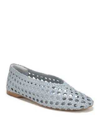 Women's Shira Woven Leather Ballet Flats by SAM EDELMAN